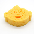 baby smile face bath sponge